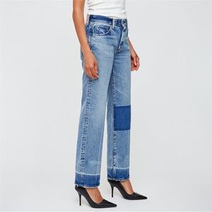 Moussy Vintage Limited Edition Hargis Straight Leg Jeans Size 26 Blue